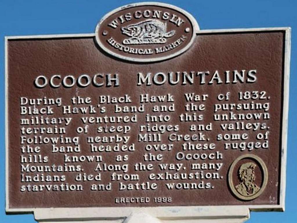 Ocooch Mountain Sign