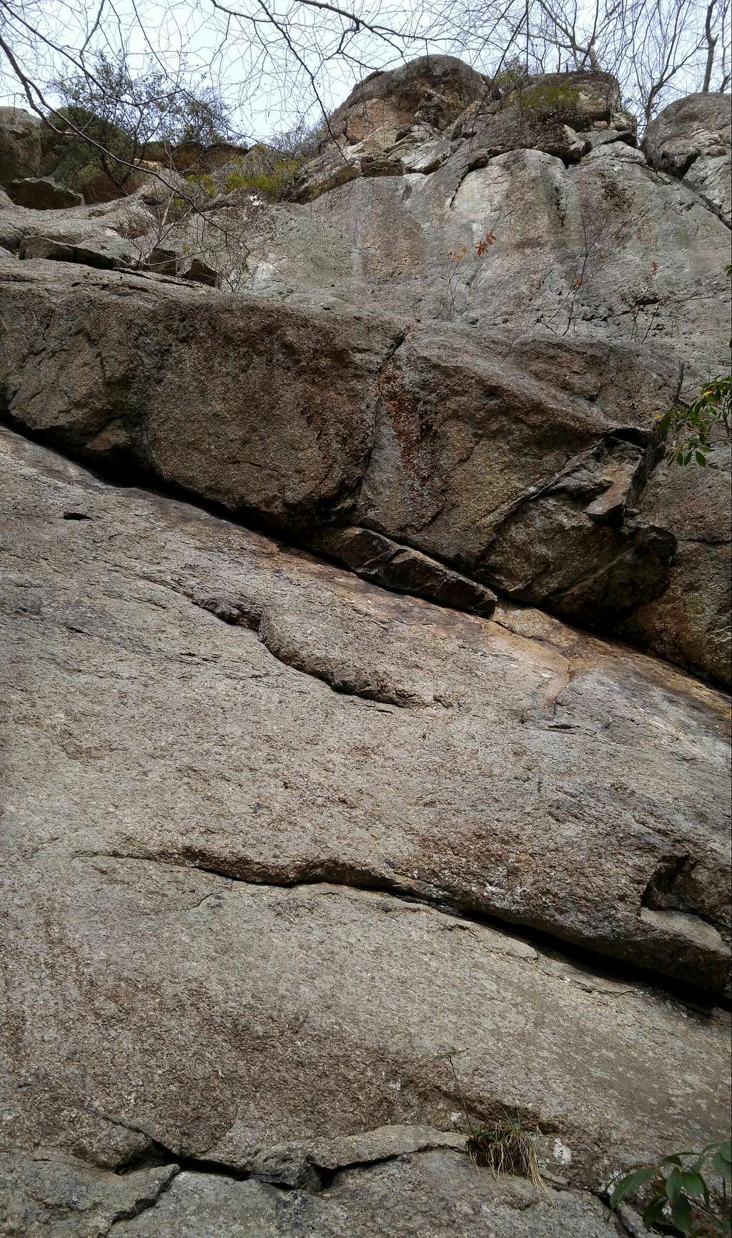 Love Gap Crags-- Undercling Slab (5.7)