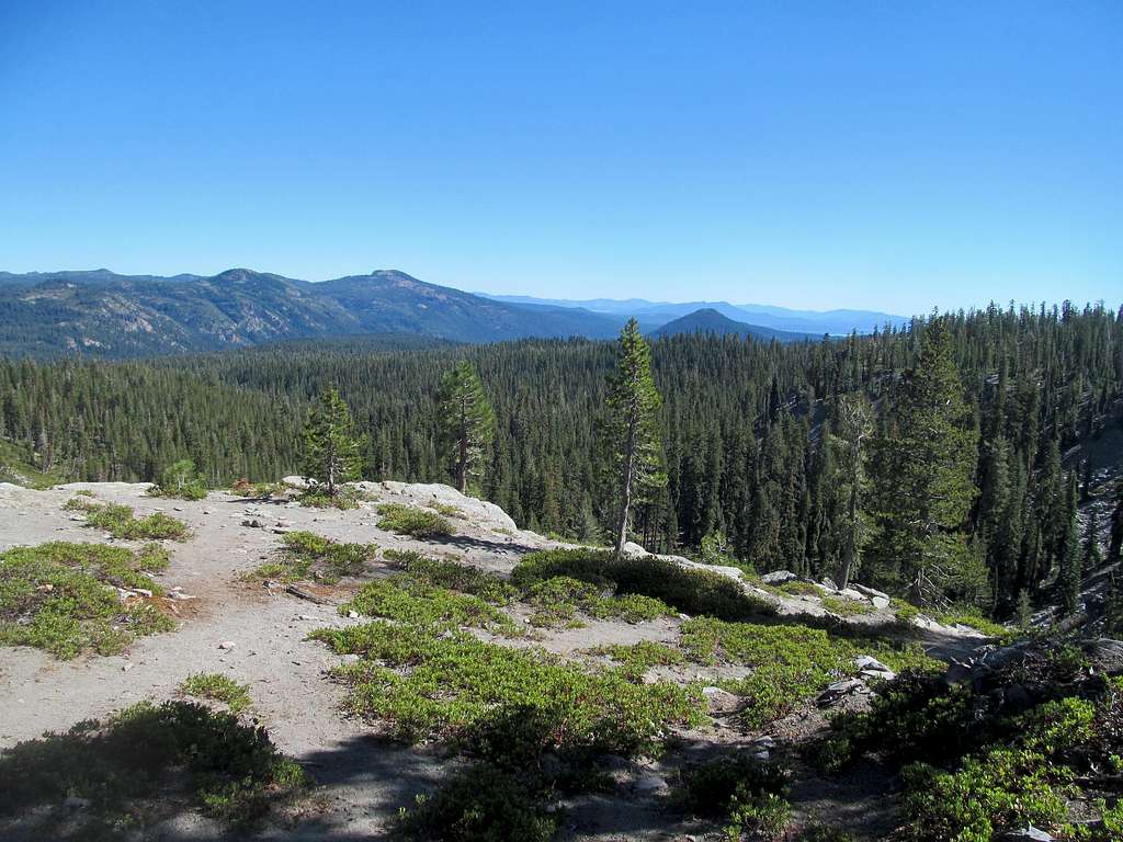 high ground on Kings Creek Fall trail