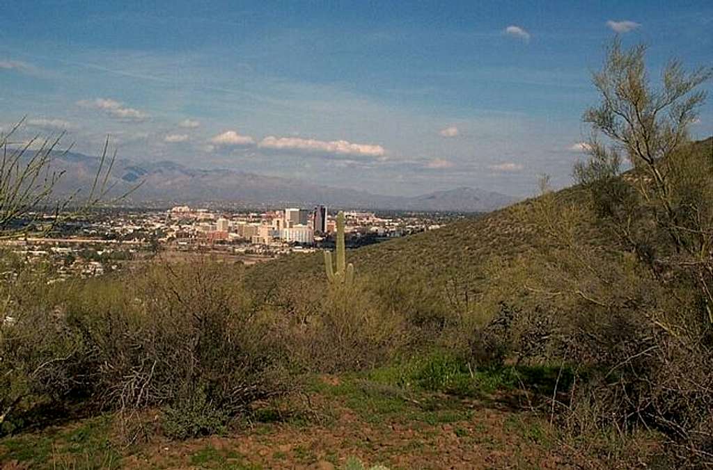 A view of downtown Tuscon...