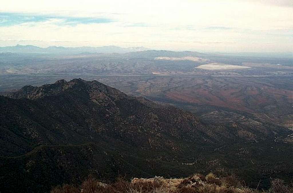 View form summit of Mt....