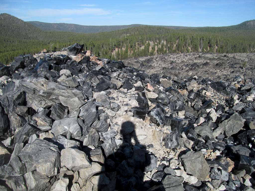 Big Obsidian Flow rocks