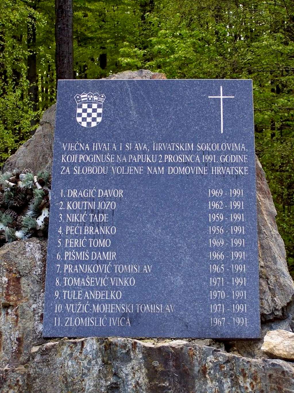Memorial on Nevoljas Pass