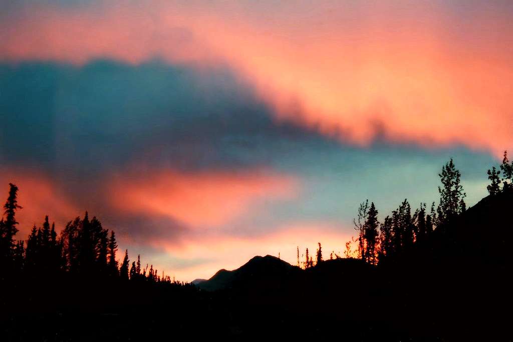 Alaskan Border Sunset