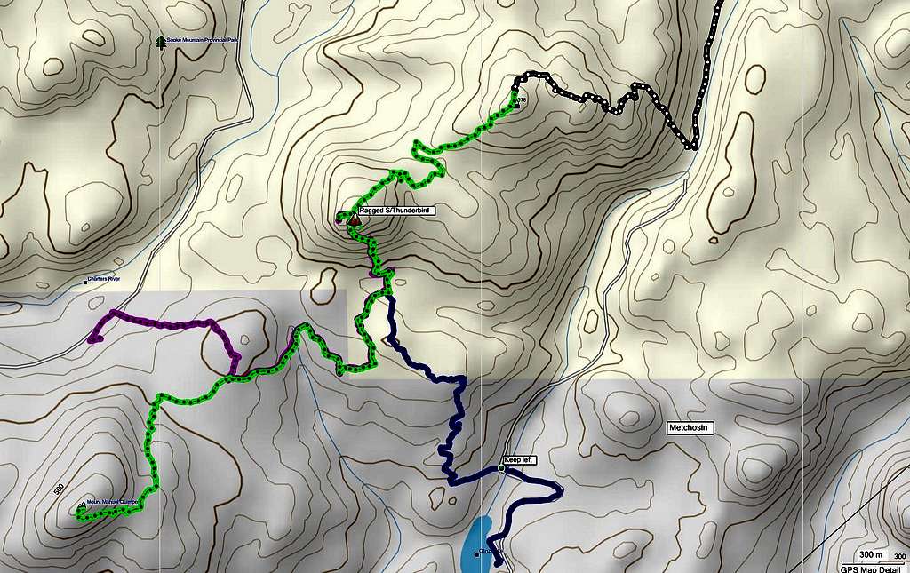 Ragged Mountain Routes