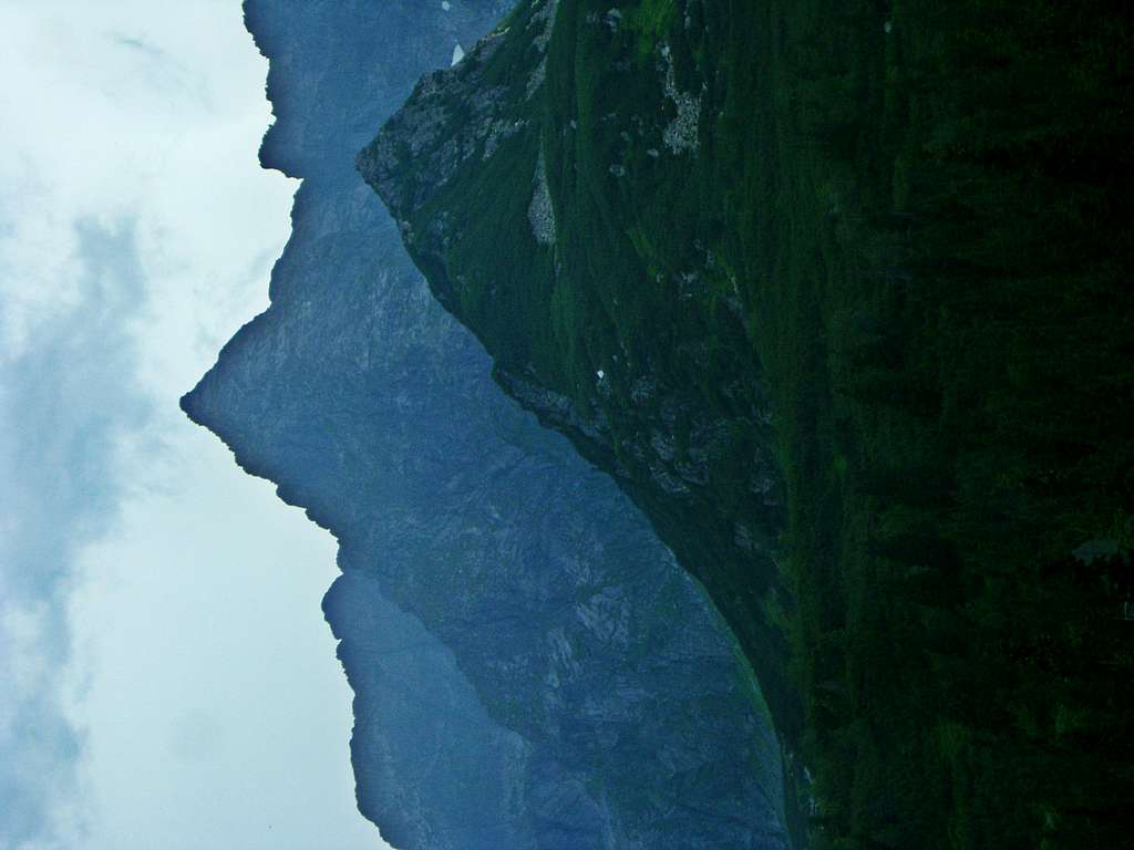 Kościelec Summit (2155m) and his little brother Mały Kościelec..Although not the highest but always impresses me