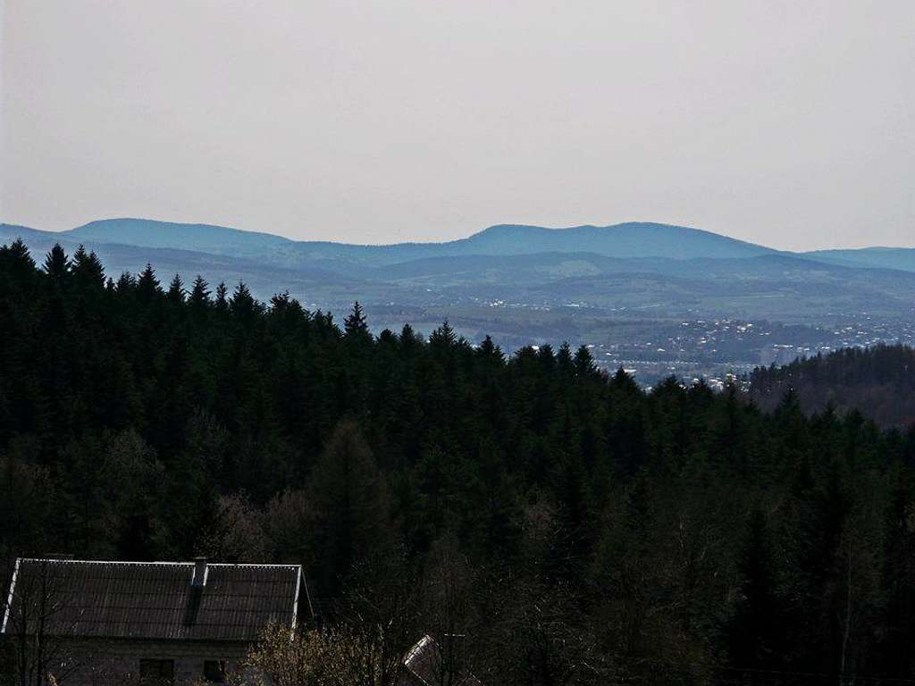 Mt. Cergowa (716 m.) Beskid Niski from the area of Krosno/South Poland. Abundance of hills, forests, meadows..and freedom.
