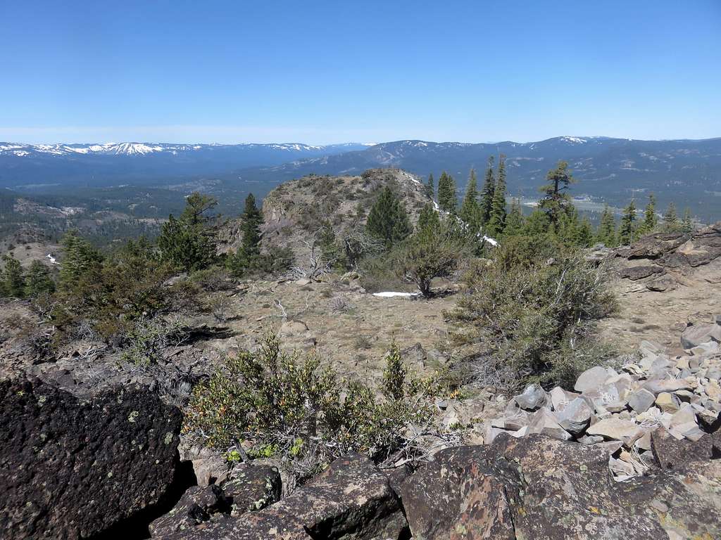 Summit view to the northwest 4-16-2016