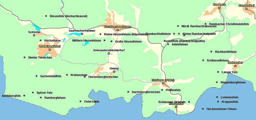 Map of the Schönau /...