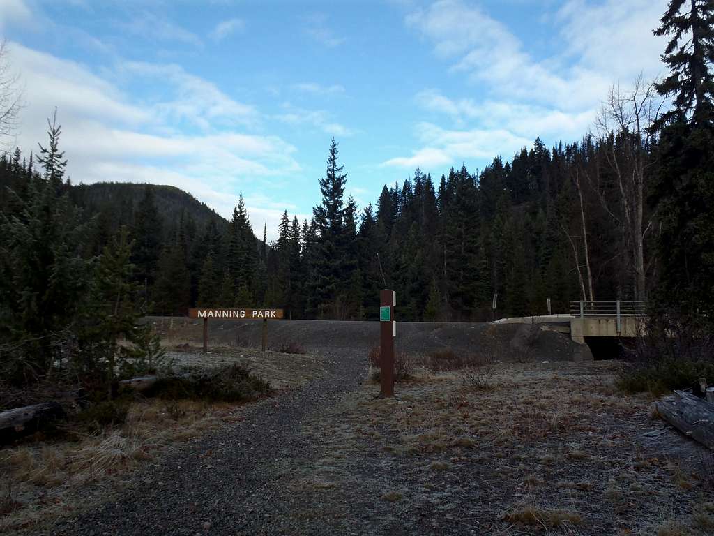 Trailhead for Windy Joe Mountain