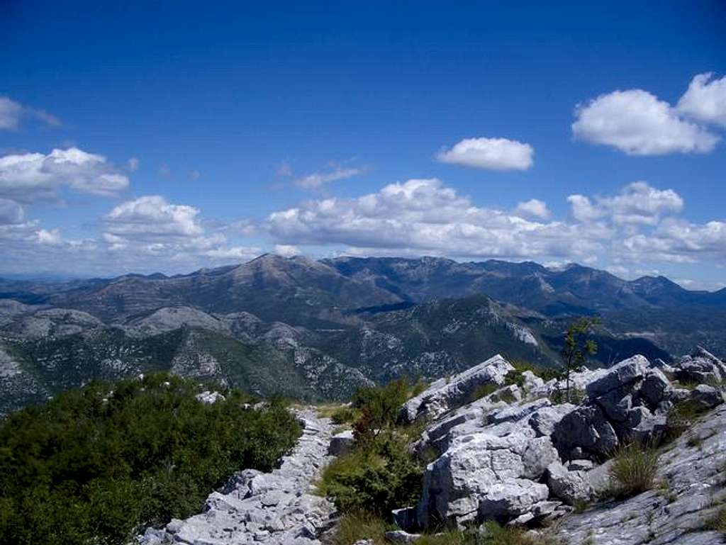 Orjen mountain in Montenegro...