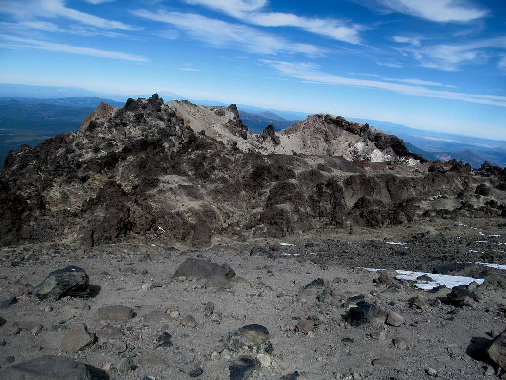 ashy volcanic rock