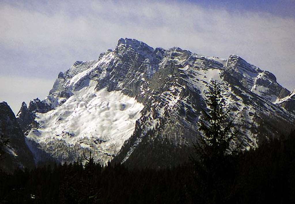 Hochkalter from NE, the large...