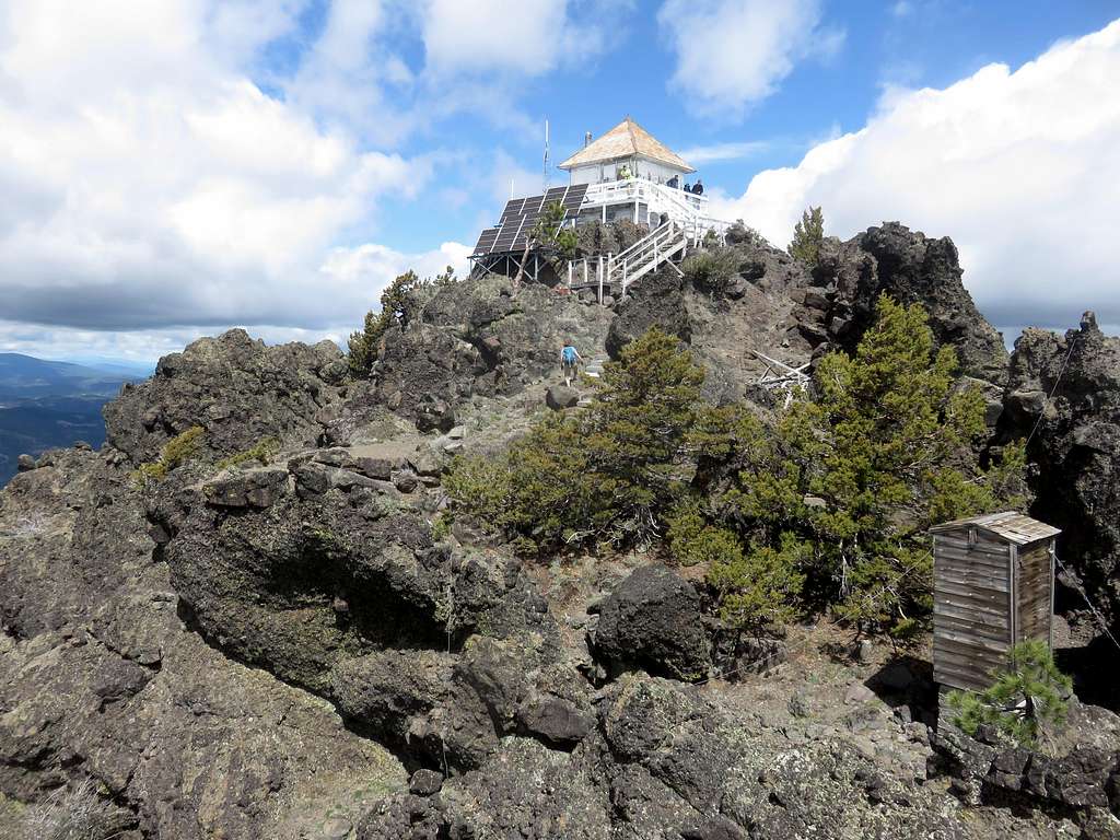 View to the lookout tower