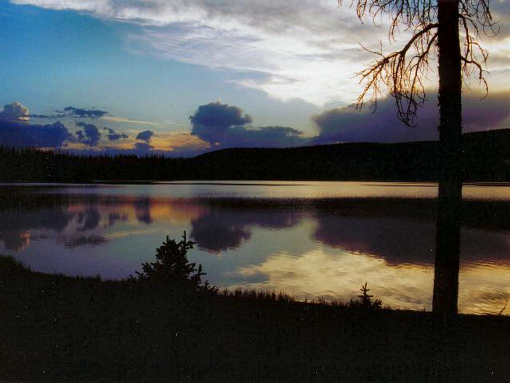 Grebe Lake Sunset