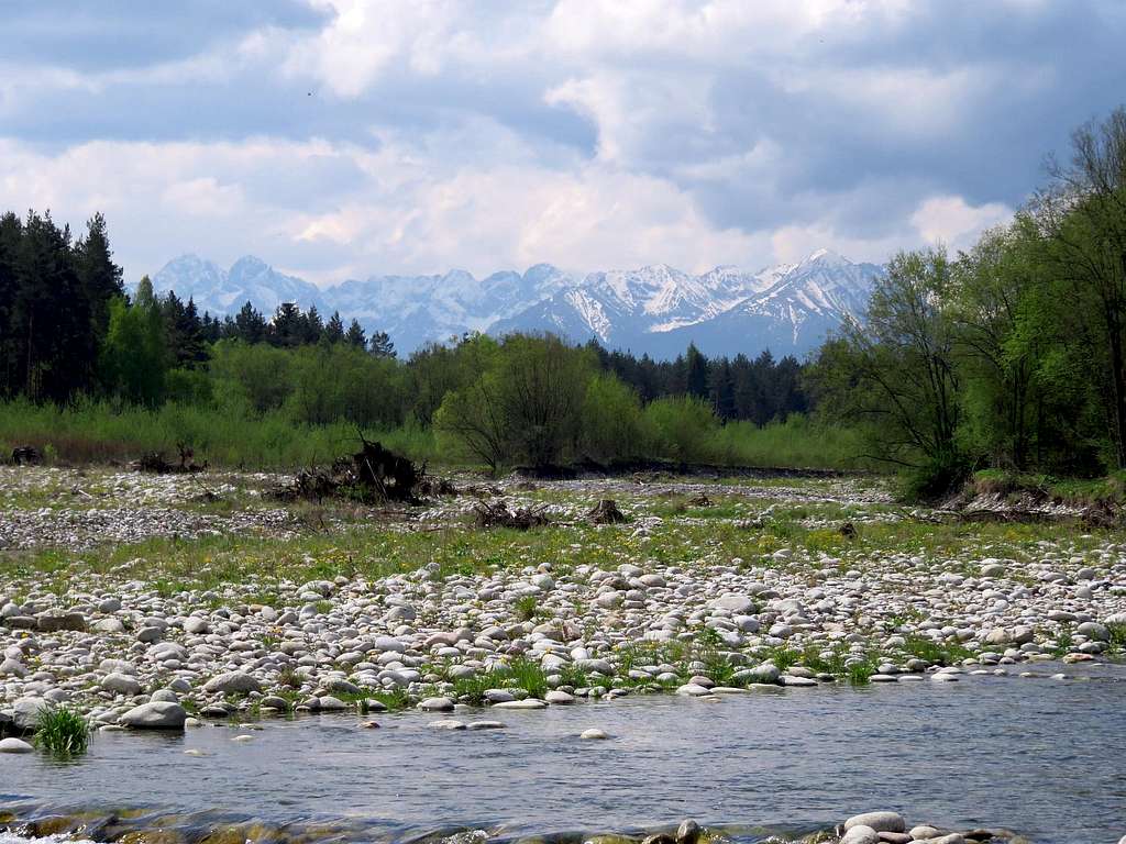 Tatry from Białka River