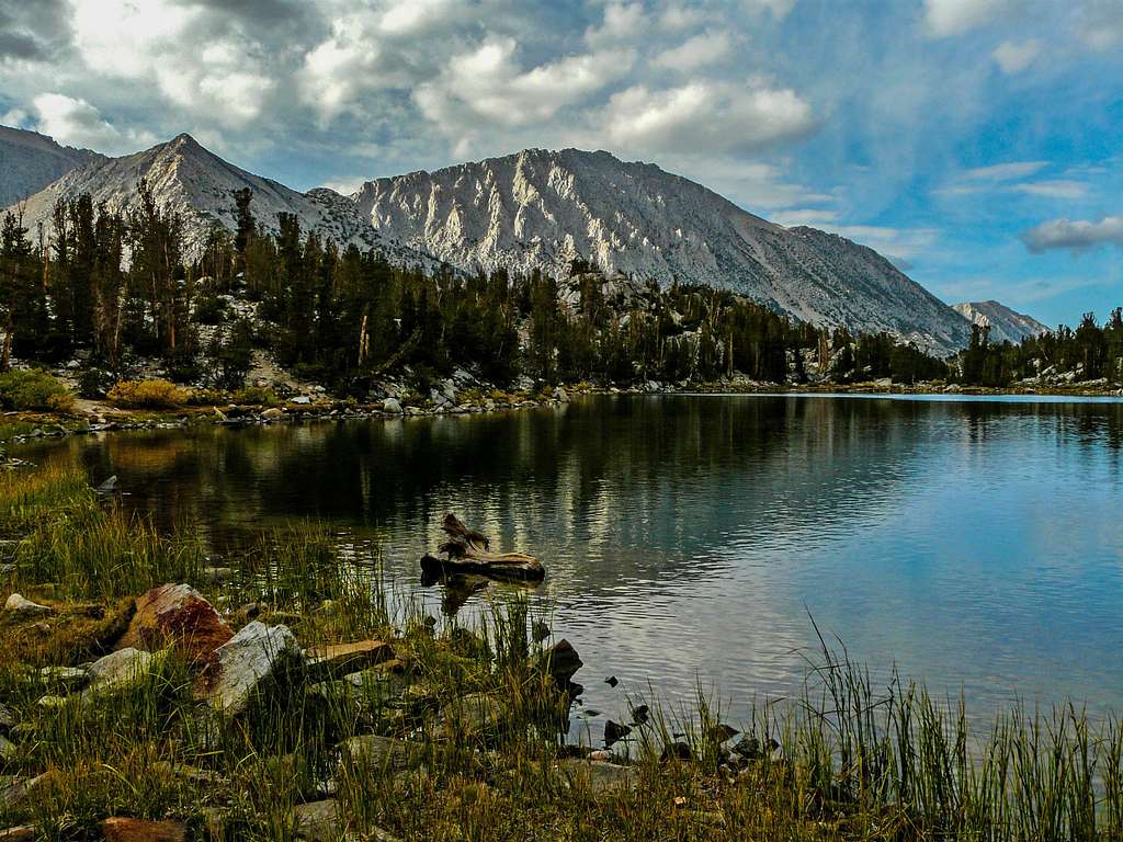 Chickenfoot Lake with Lookout Peak and Mt. Starr, Little Lakes Valley
