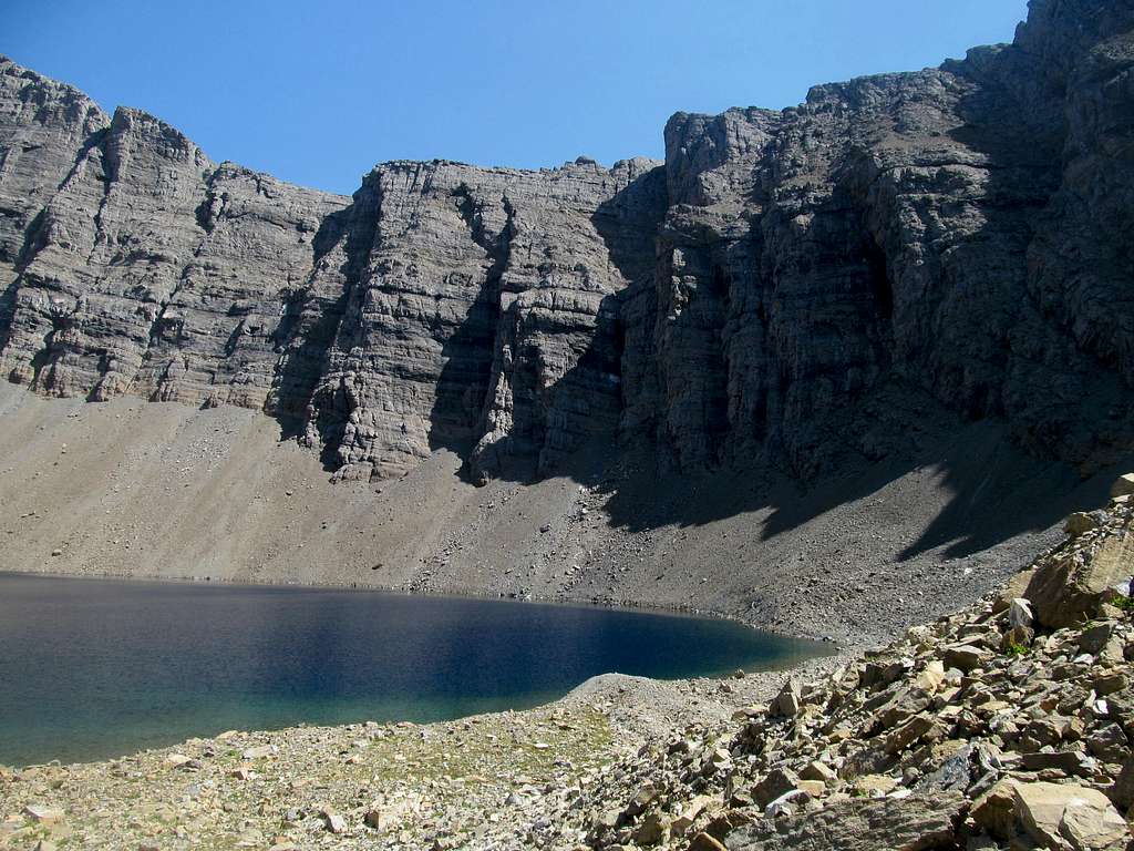 cliffs above Upper Lake