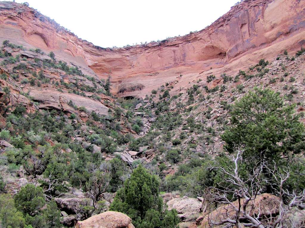 Upper end of Kodels Canyon