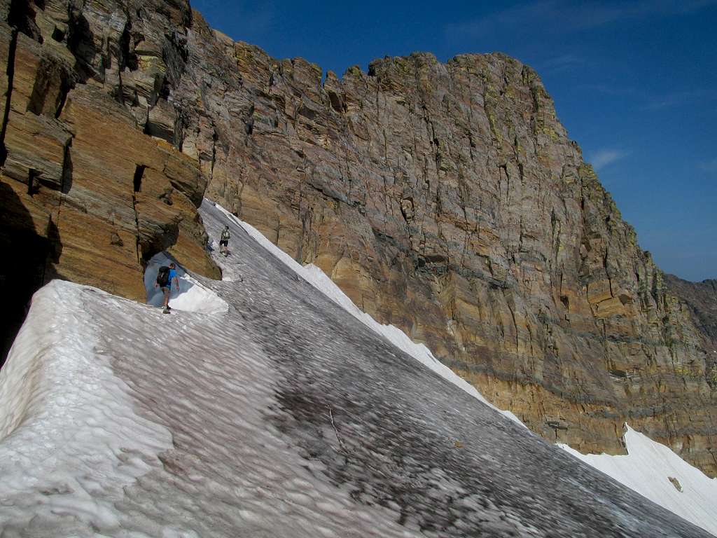 Greg & Sam traversing Blackwell Glacier