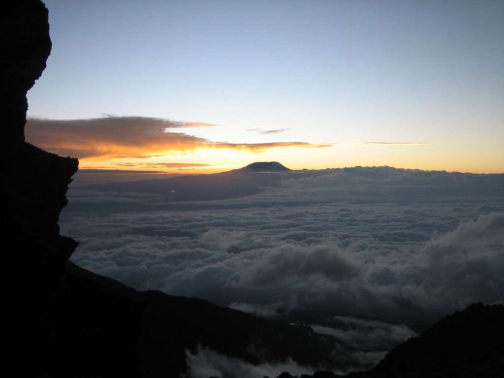 Sunrise over Kilimanjaro