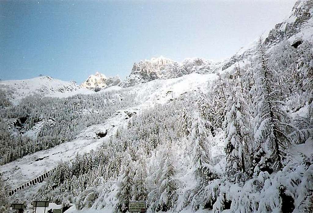 Monte Bianco from France,...