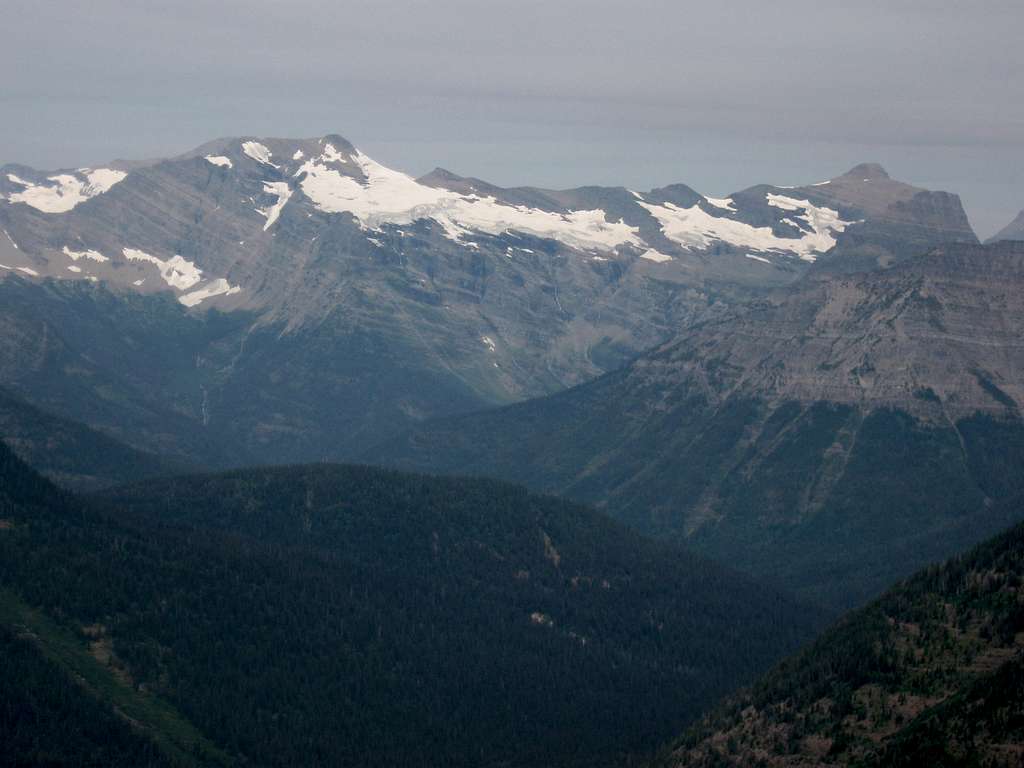 Blackfoot Mountain & Mount Logan with Pumpelly & Pumpkin Glaciers