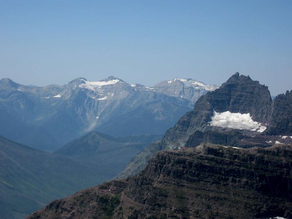 The Flathead Range with the Cloudcroft Peaks in the Foreground