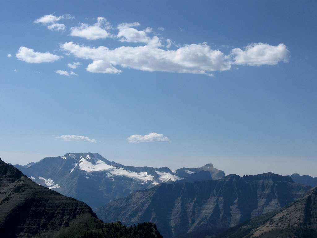 Clouds Above Blackfoot Mountain & Pumpelly Glacier