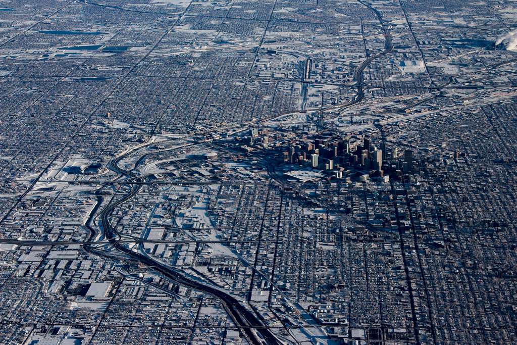 Even a city (Denver) can look beautiful in the snow!