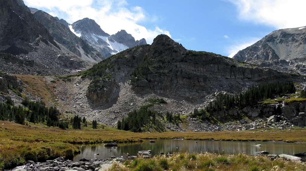 First lake in upper West Fishtail Creek