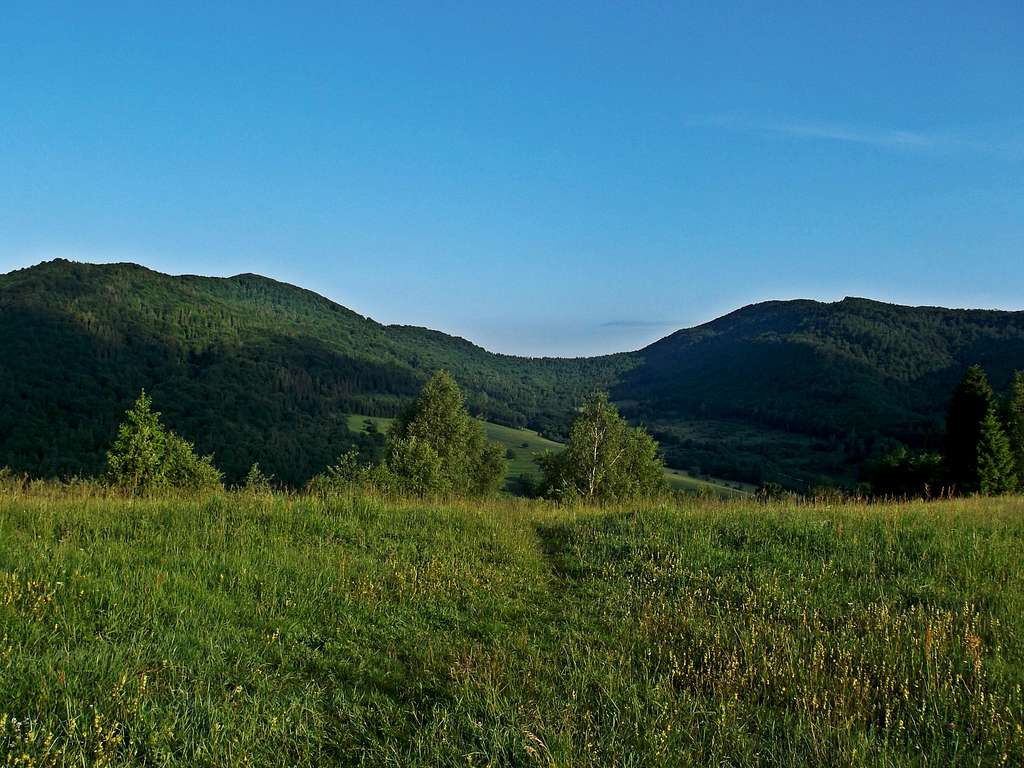 Nasiczniańska Pass in the morning