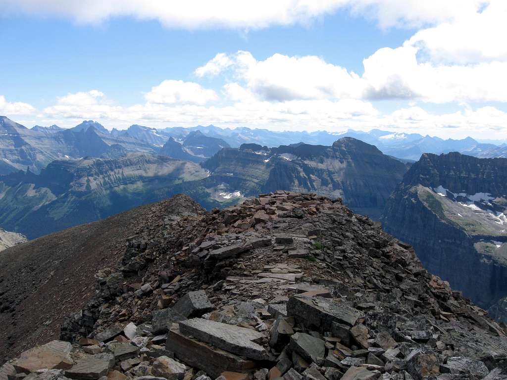 Looking Southeast Into Glacier National Park