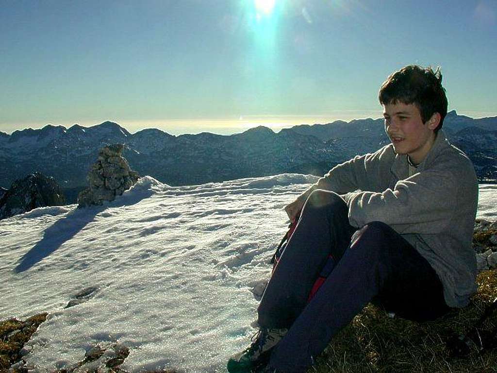 On the summit of Kopica....