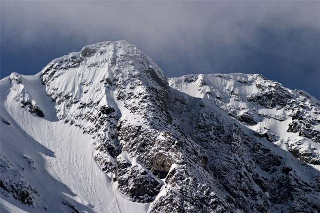 Powell Peak as seen from the...