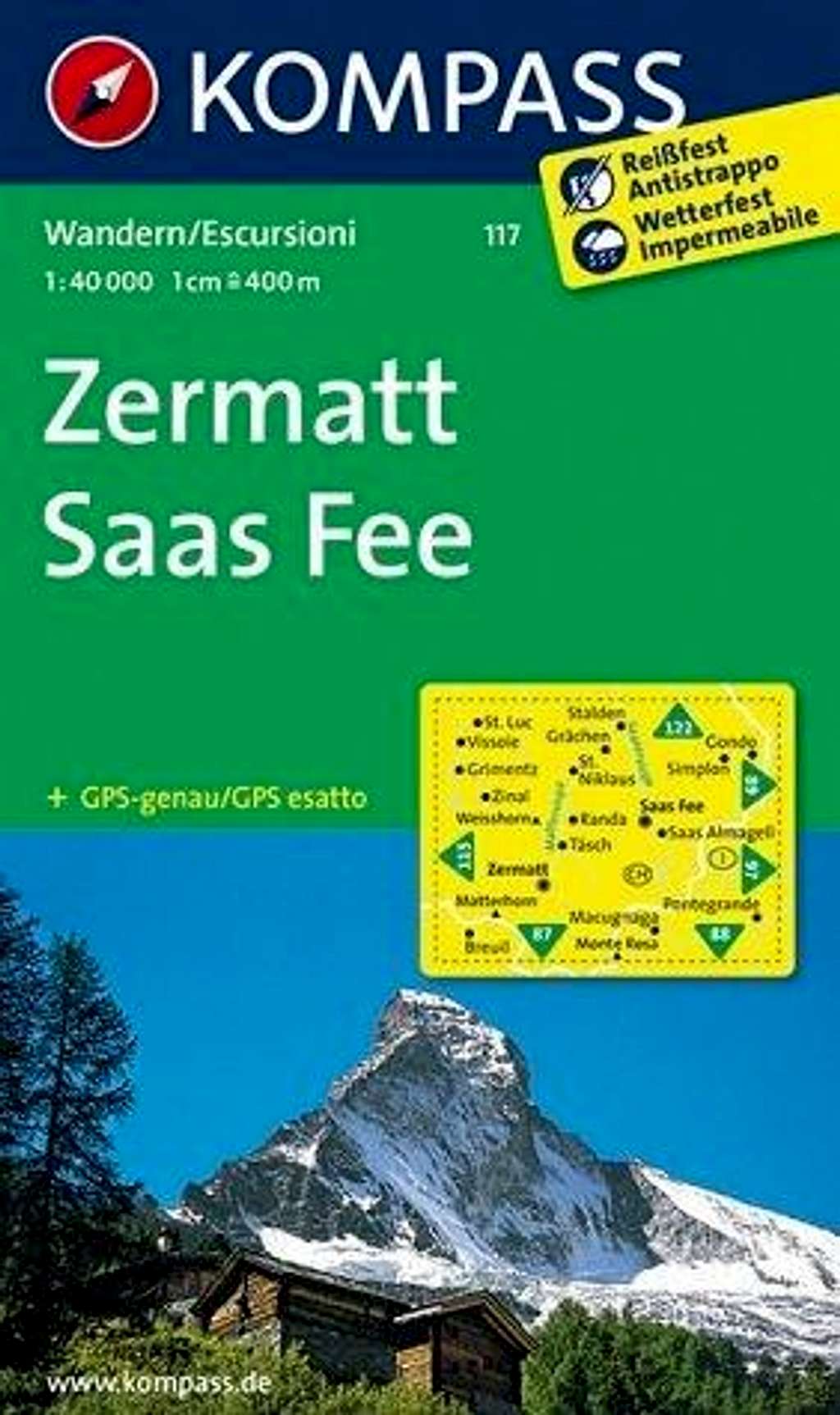 Kompass Zermatt Saas Fee