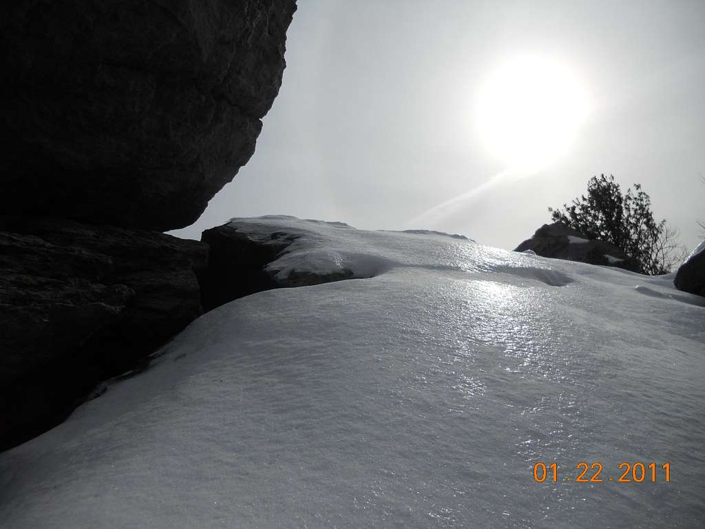 Buzzard Peak in Winter