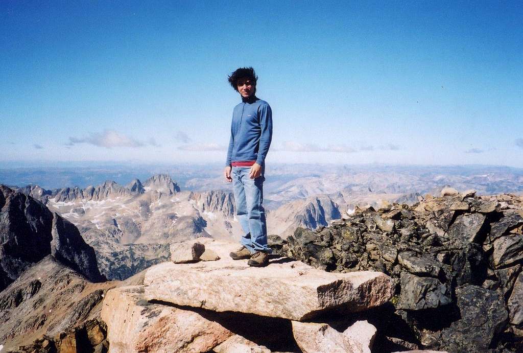 Seth on Granite Peak Summit