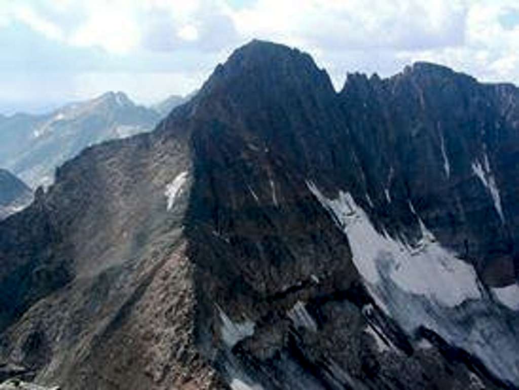 Granite Peak from Tempest Mountain