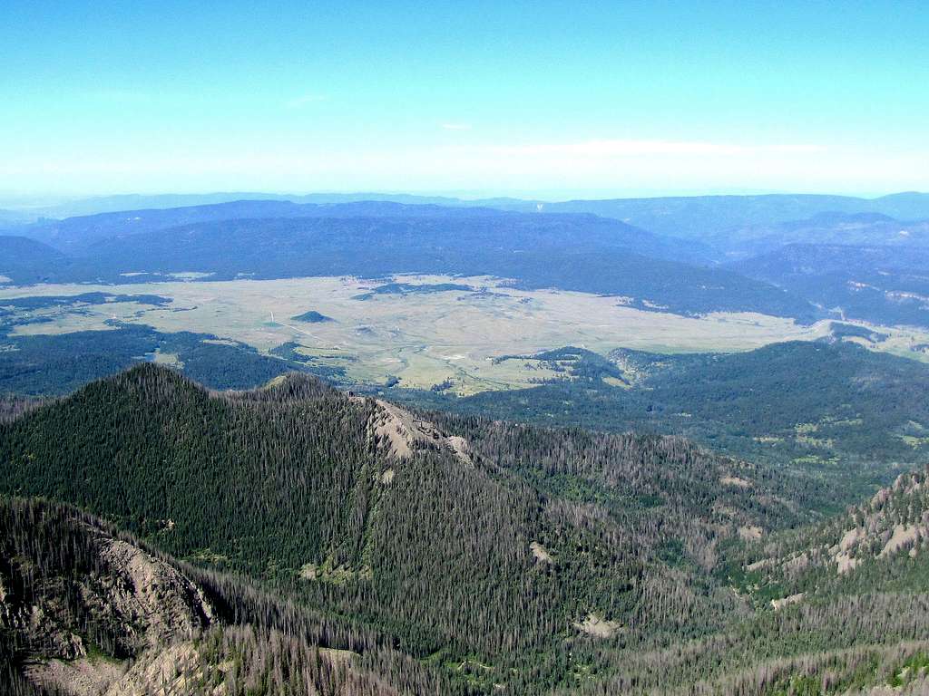 Looking SW from the summit