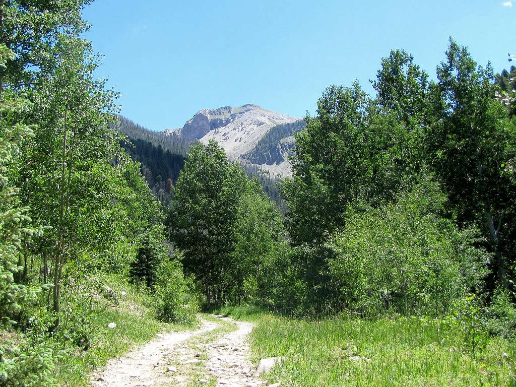 Pagosa Peak from 4WD road