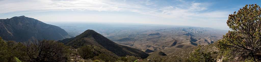 Guadalupe Peak Trail Panorama
