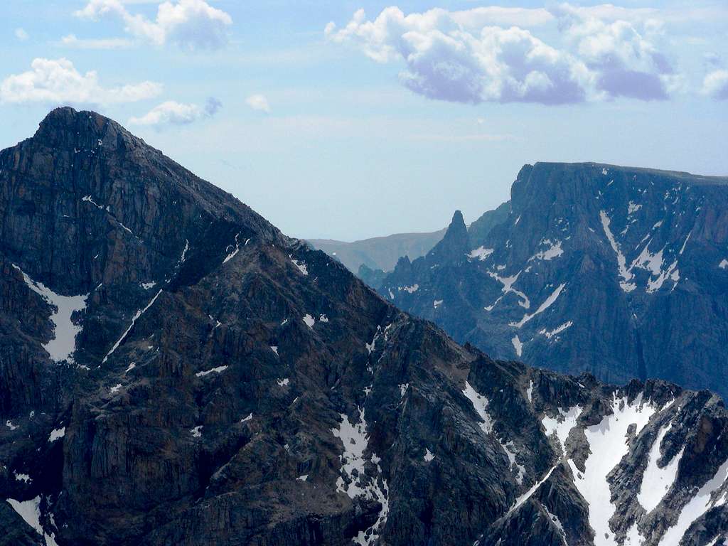 View from Sundance Mountain -  Whitetail Peak,  Beartooth Mountain and the Beartooth