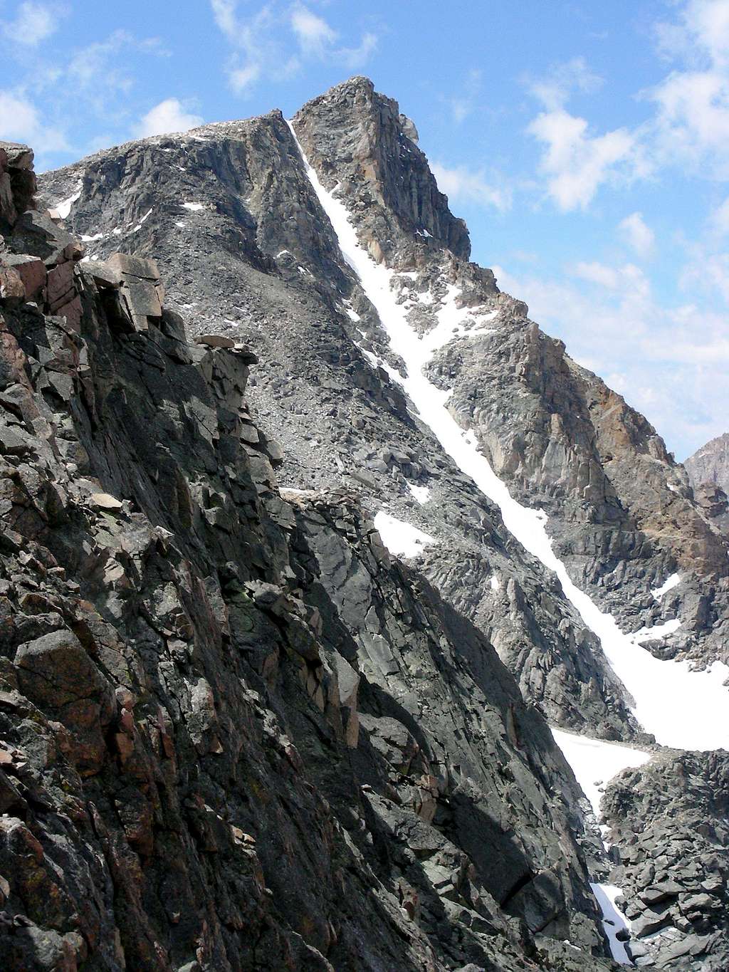 Whitetail Peak and Couloir