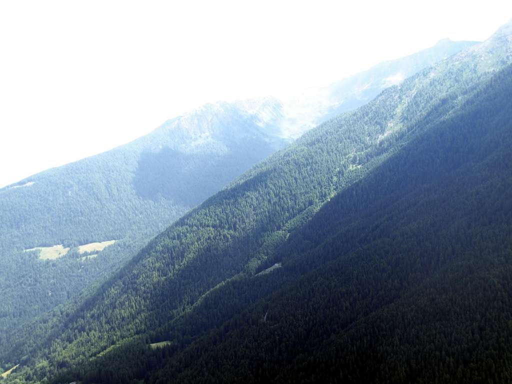 Watershed from Collet Alp towards Mont de La Tsa 2016