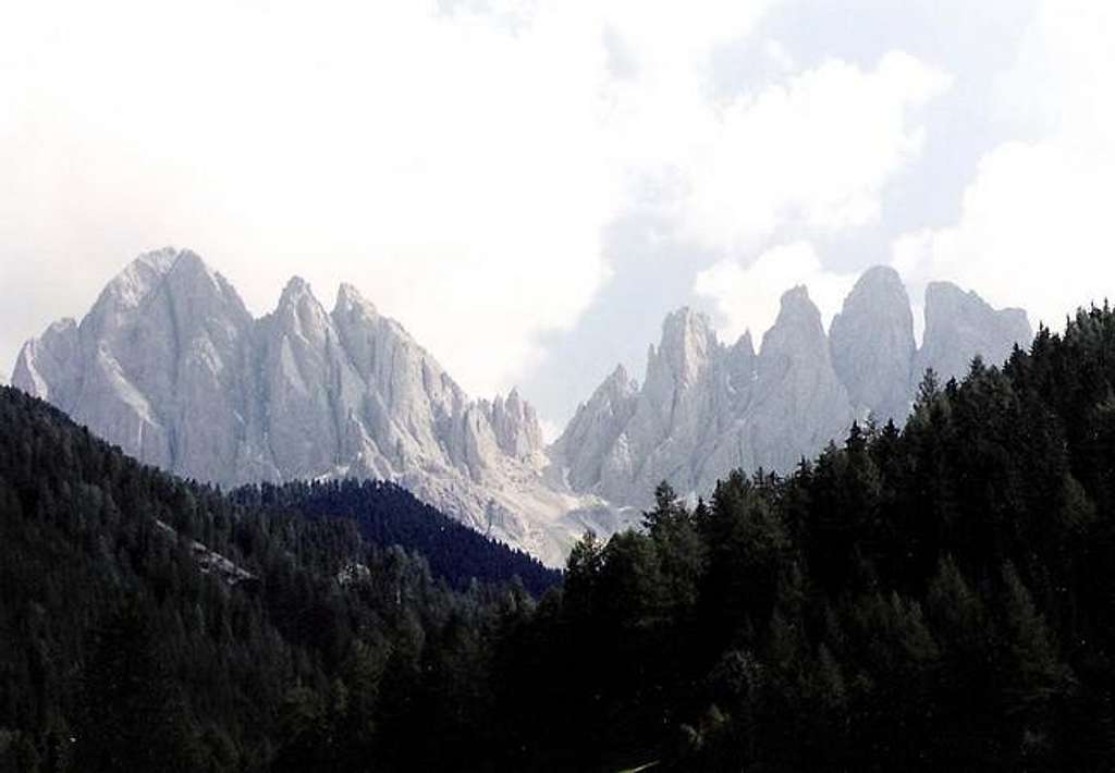 Odle from Val di Funes