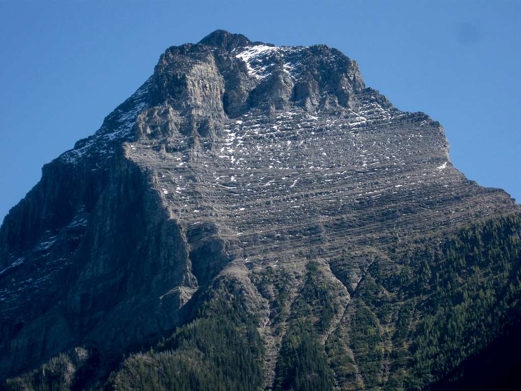 Upper Northwest Face of Kinnerly Peak