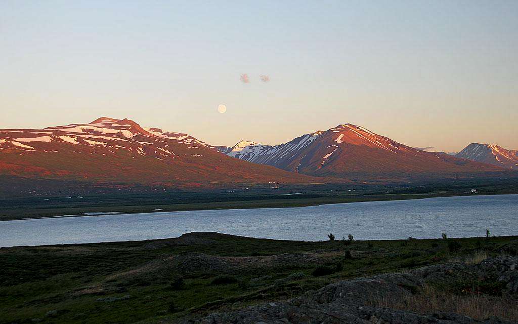 Mountains above Lagarfljot lake