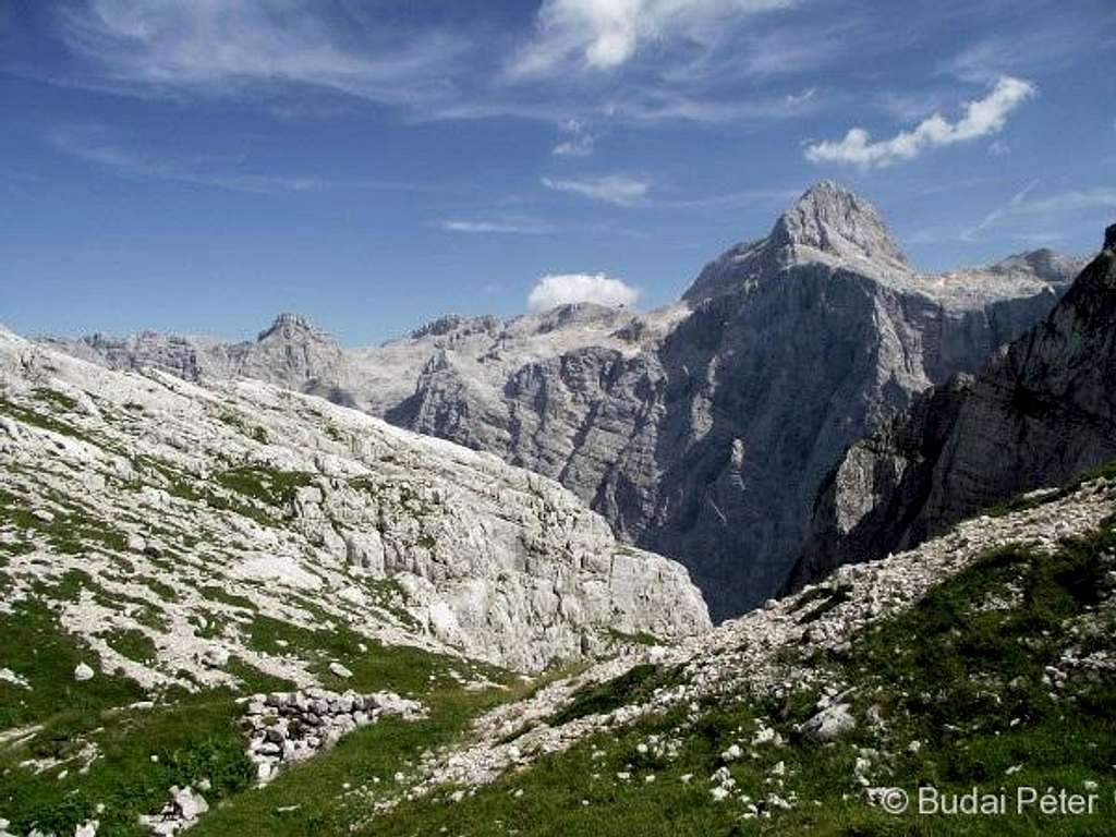 Splendid view on the King of the Julian Alps