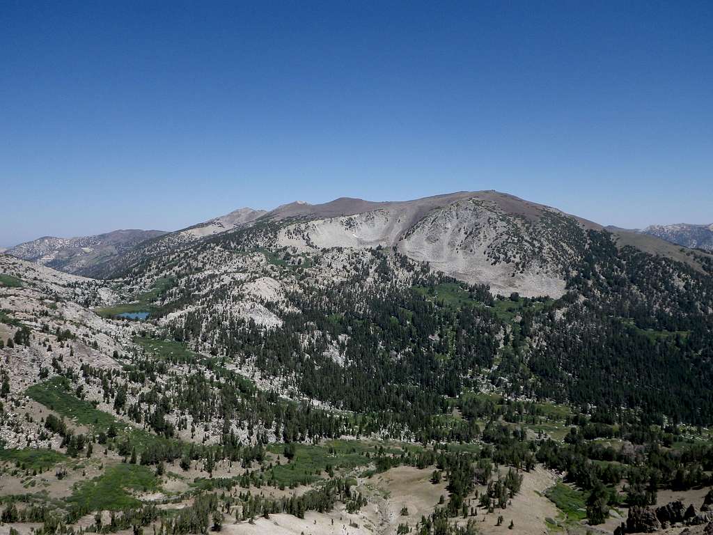 Looking North toward White Mountain and White BM